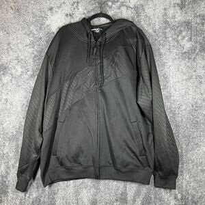 Fly Racing Hoodie Mens 2XL Black Full Zip Carbon Outdoor Mechanic Motorcycle